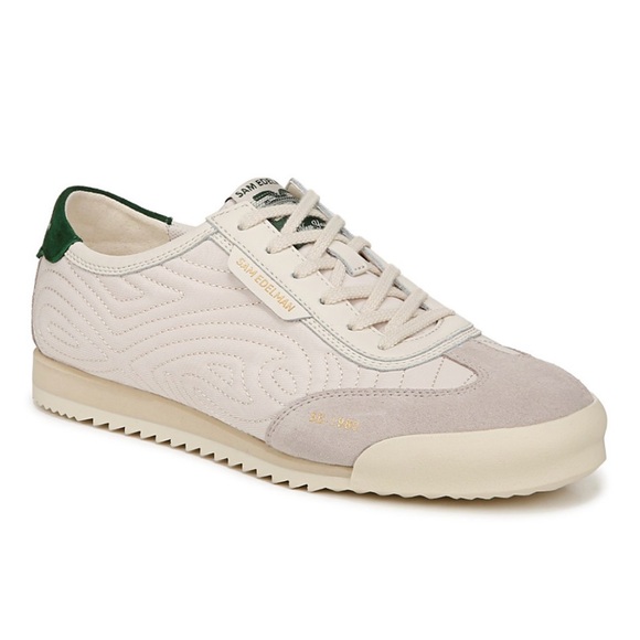 Sam Edelman Shoes - Sam Edelman Isabel Low Top Platform Sneakers Suede Green & Gray/Taupe Size 8.5